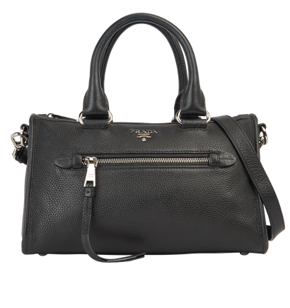 Front Zip Satchel, front view